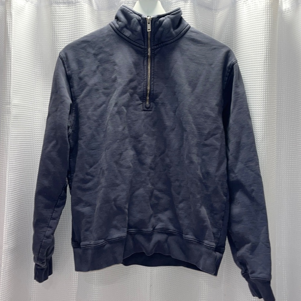 Brandy Melville Navy Quarter-Zip